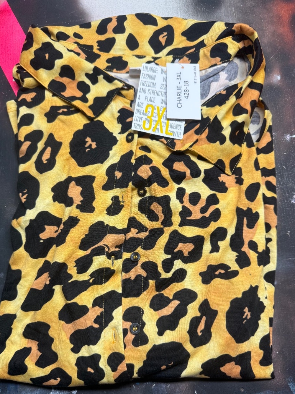 Lularoe Charlie Button up